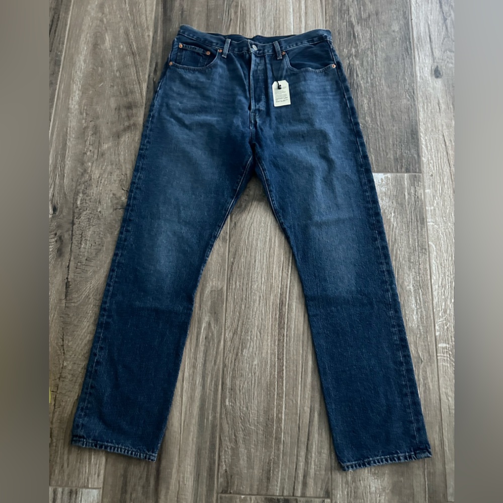 Levi's Button Fly 501 Blue Jeans